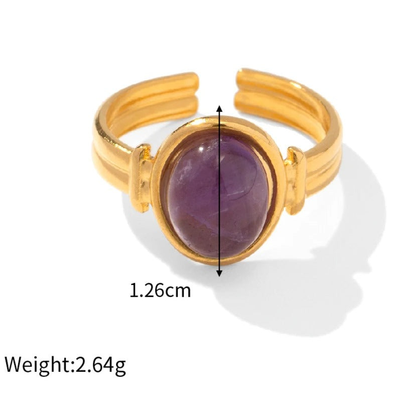 Amethyst Ring for Healing