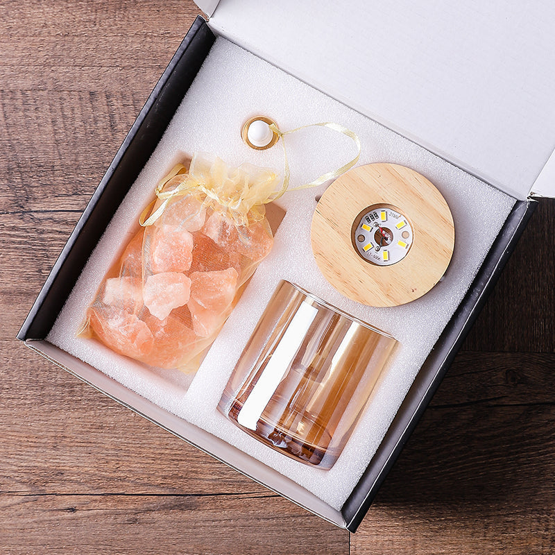 Himalayan Salt Crystal Aroma Diffuser Lamp
