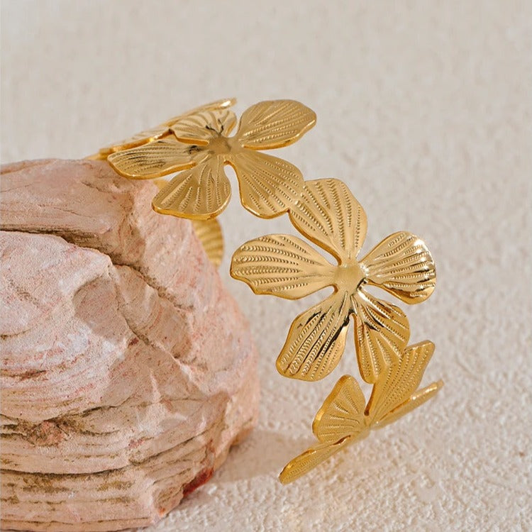 Magnolia Cuff Bracelet