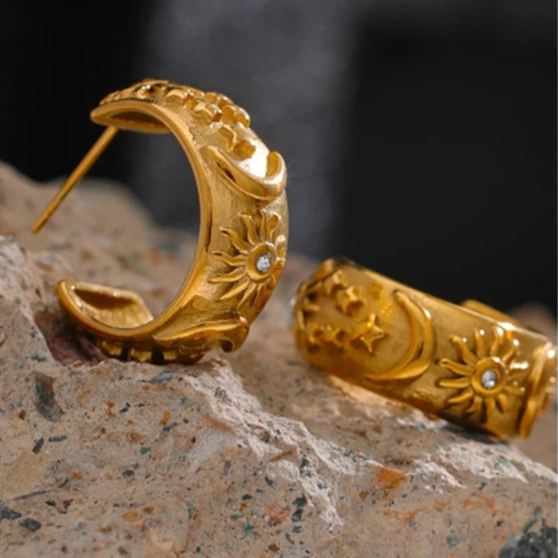 Celest Bracelet & Earrings Set