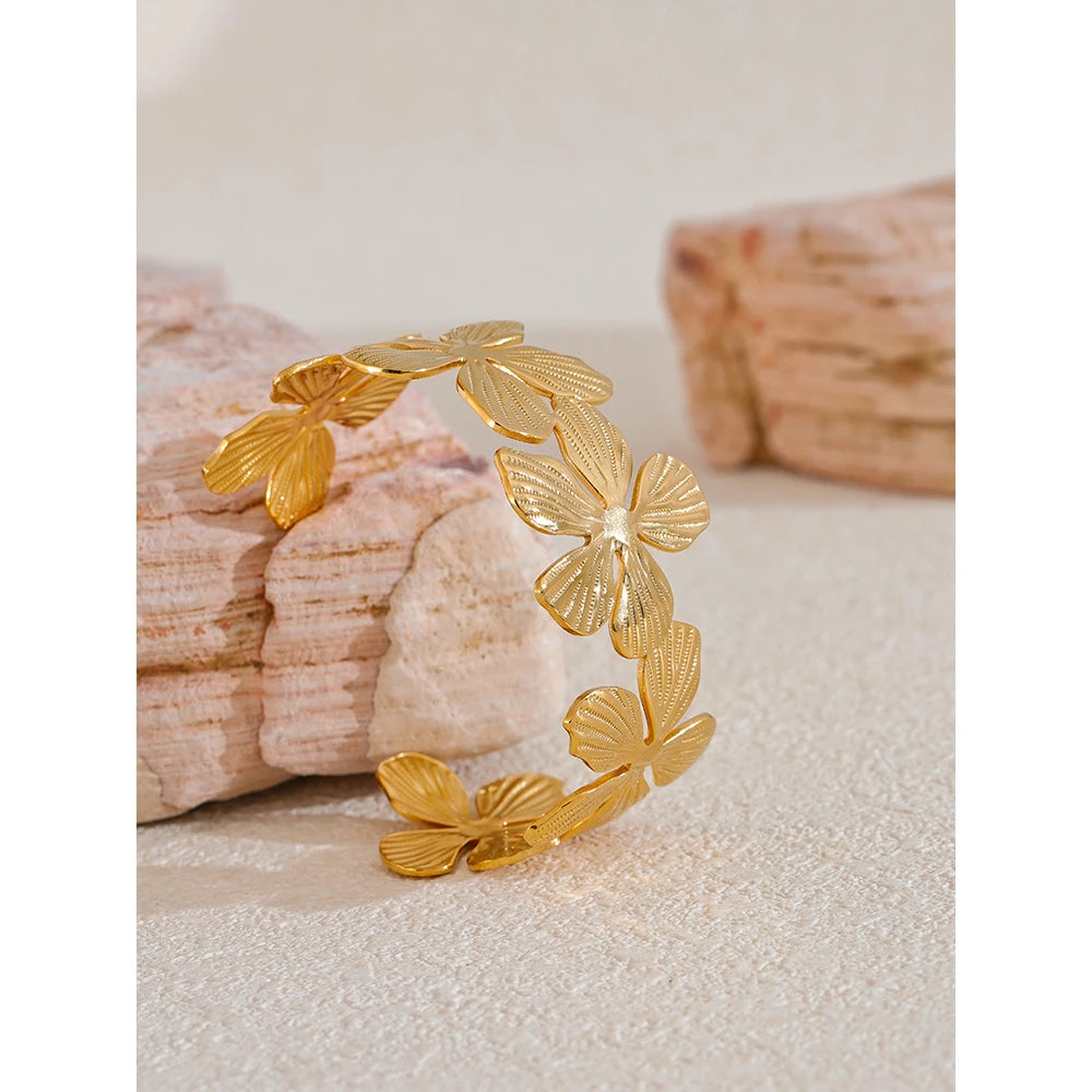 Magnolia Cuff Bracelet