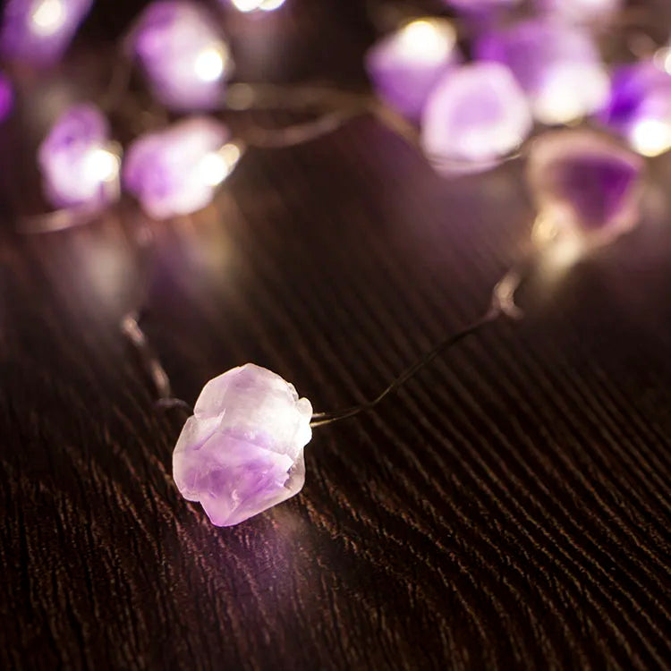 Amethyst String Lights for healing
