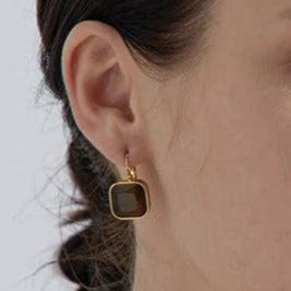 Cat’s eye Opal Earrings for Prosperity & Clarity