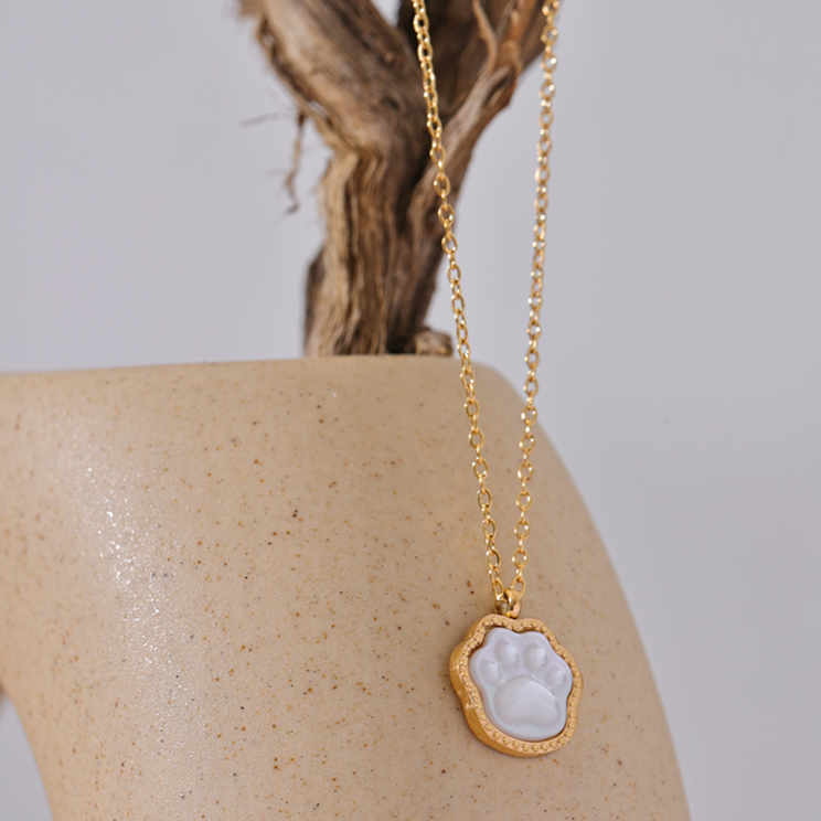 Paw Pendant Necklace