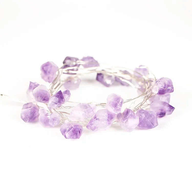 Amethyst String Lights for healing