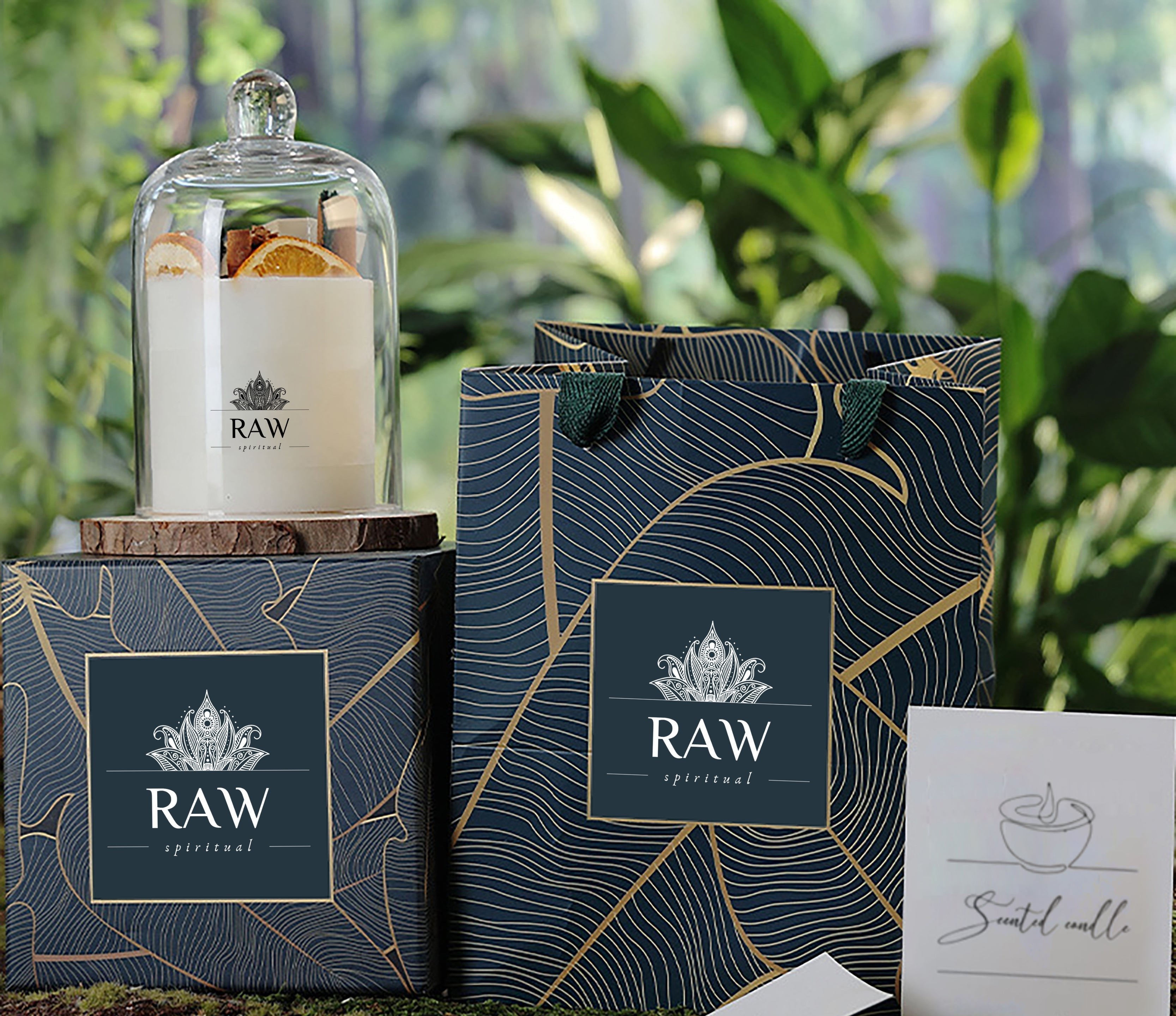 Orange Cinnamon Soy Wax Candle Gift Set