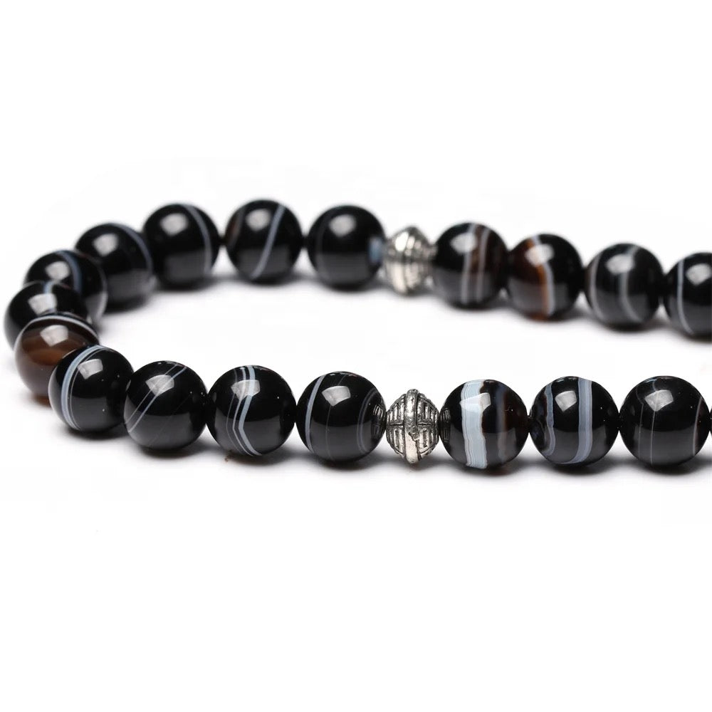 Sulemani Agate (Persian Aqeek) Misbaha 33 Beads