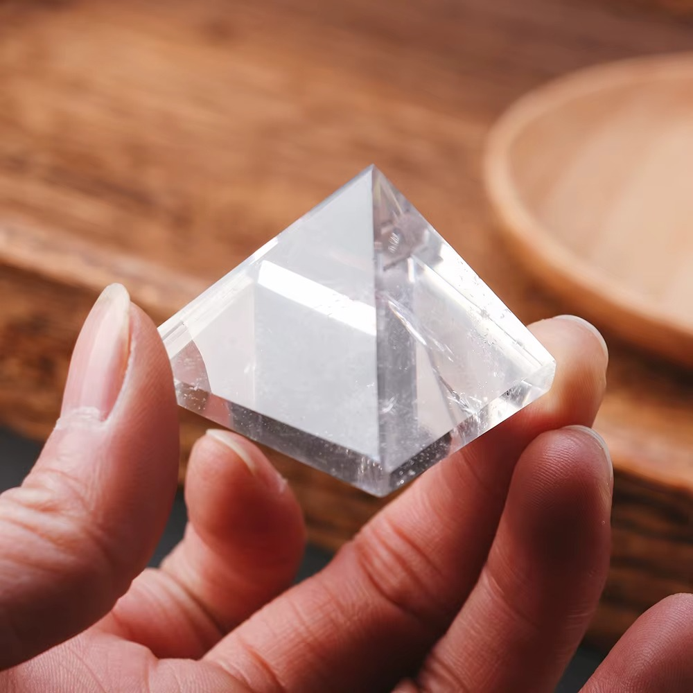 Clear Quartz Pyramid for Clarity