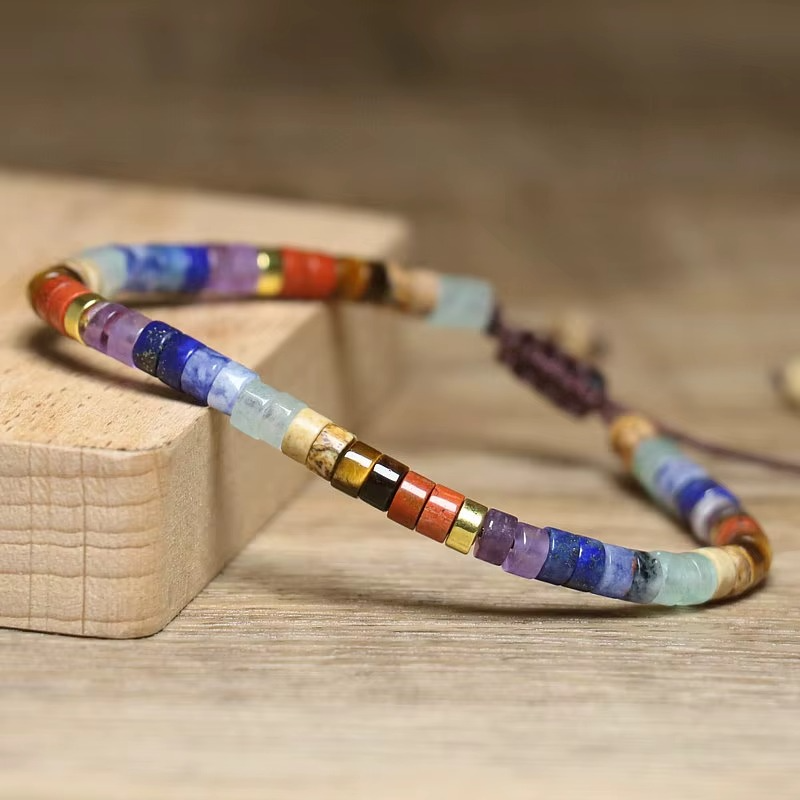 7 Chakra Braided Bracelet for Chakra Healing