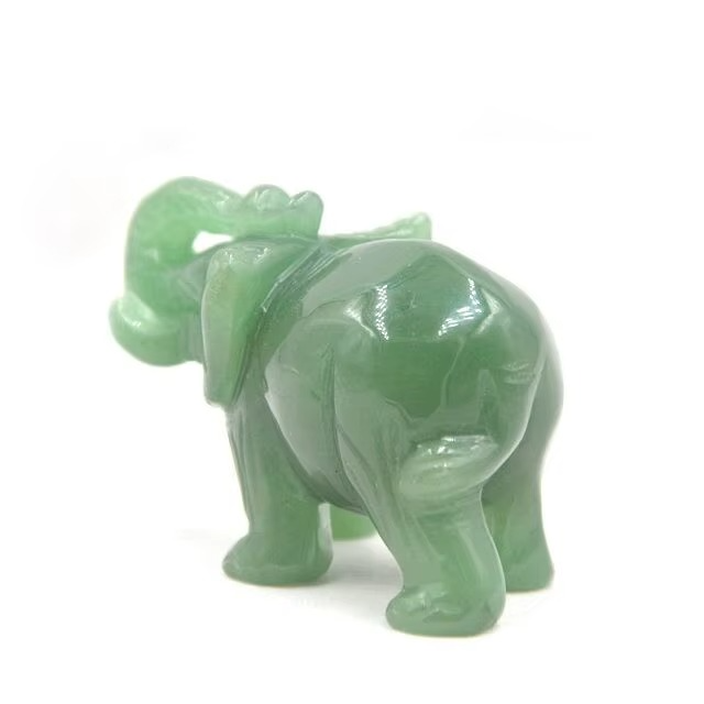 Aventurine Elephant for Opportunity & Luck