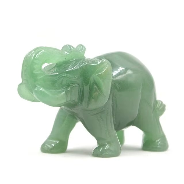 Aventurine Elephant for Opportunity & Luck