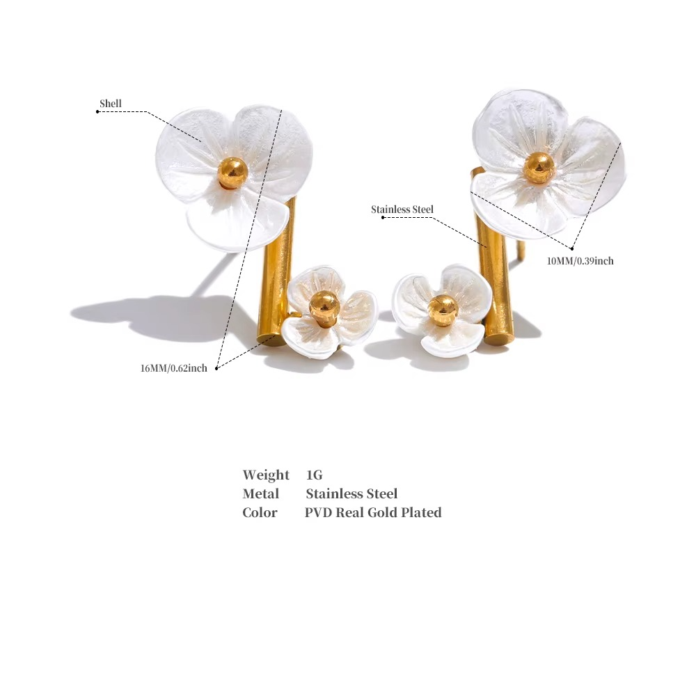 Raina Shell Earrings