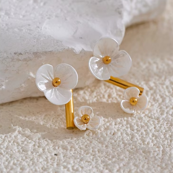 Raina Shell Earrings