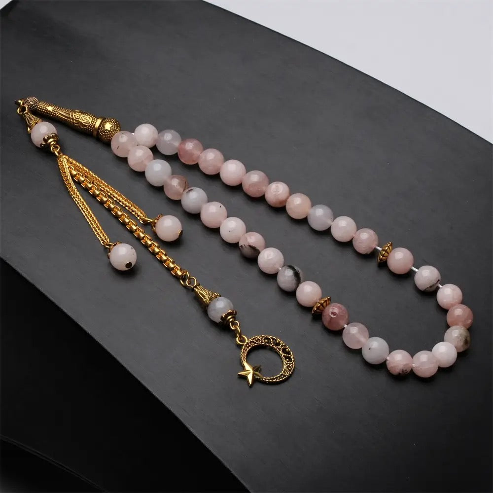 Cherry Blossom (Sakura) Agate Misbah