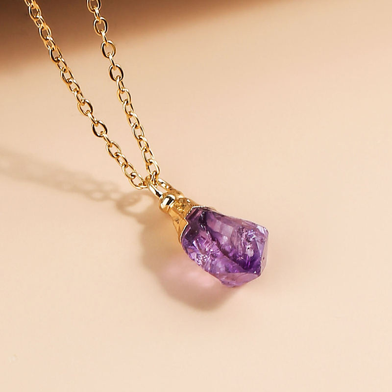 Amethyst Pendant in S925 Chain
