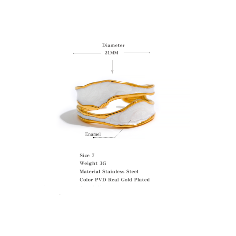 Sophia Enamel Ring