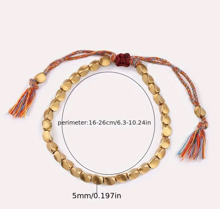 Buddhist Copper Bead  for Stress Relief & Strength