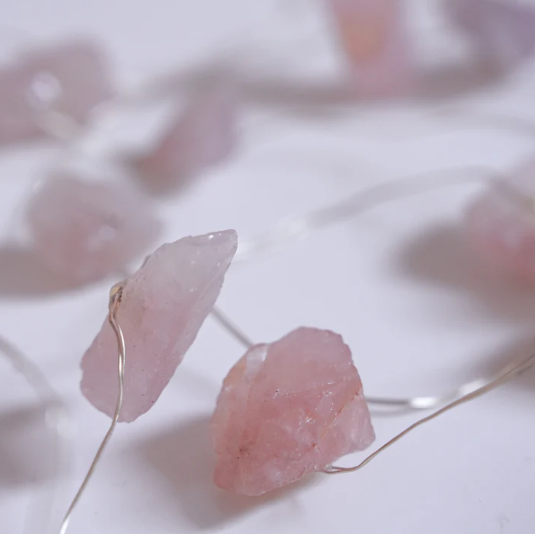 Rose Quartz String Lights for Love