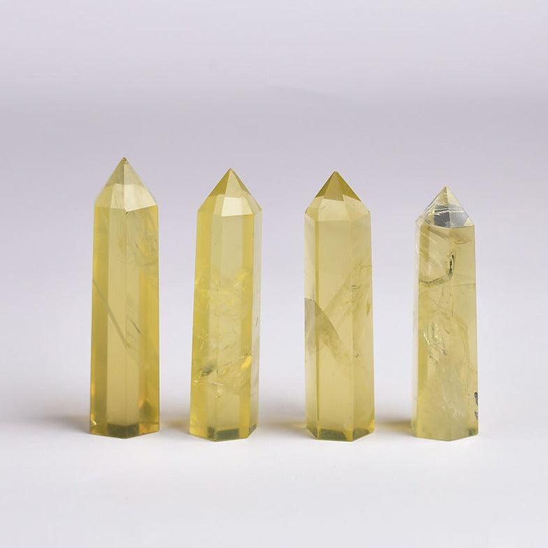 Citrine Hexagon Point Pencil for Abundance