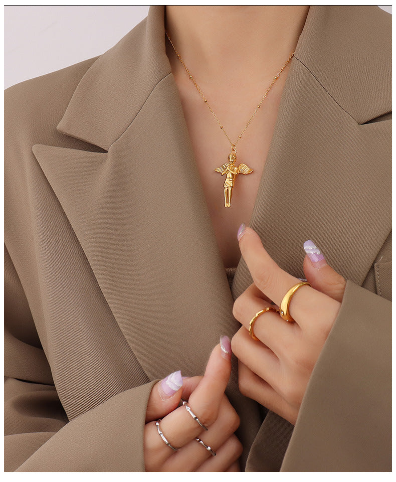 Angel Wings Pendant Necklace