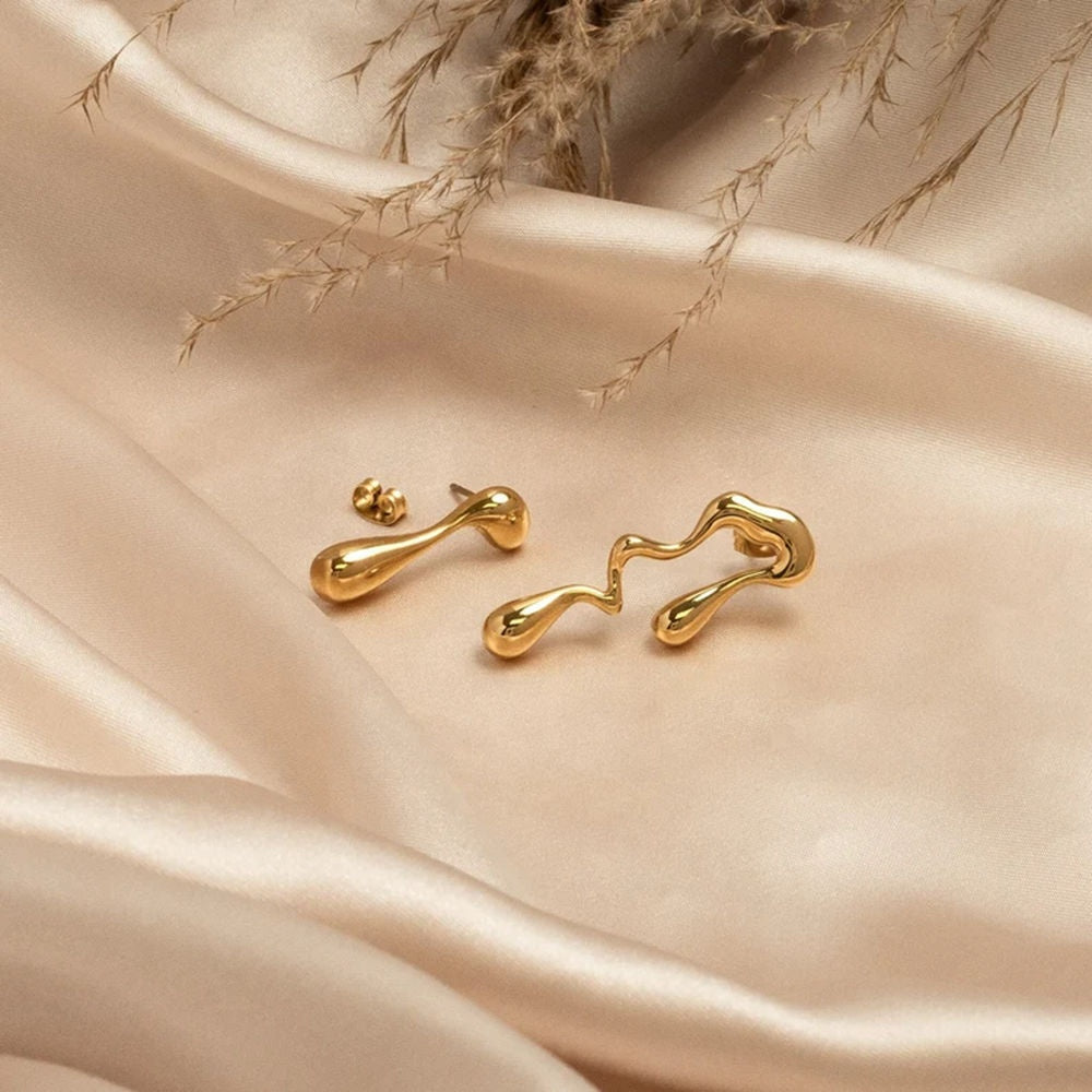 Clara Asymmetric Earrings