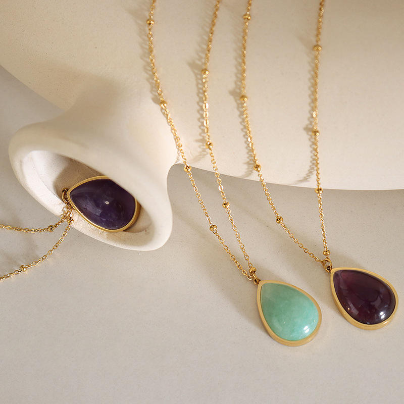 Aventurine Pendant Necklace for Luck & Abundance