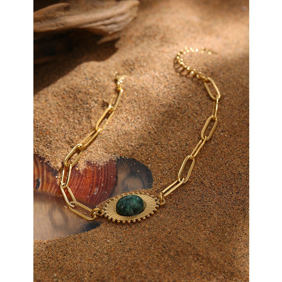 African Turquoise Bracelet for Healing & Growth