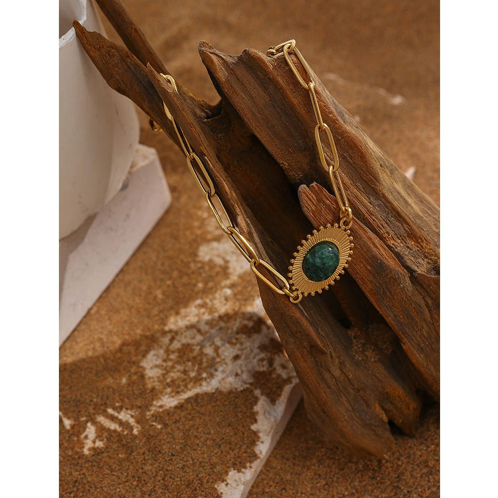African Turquoise Bracelet for Healing & Growth