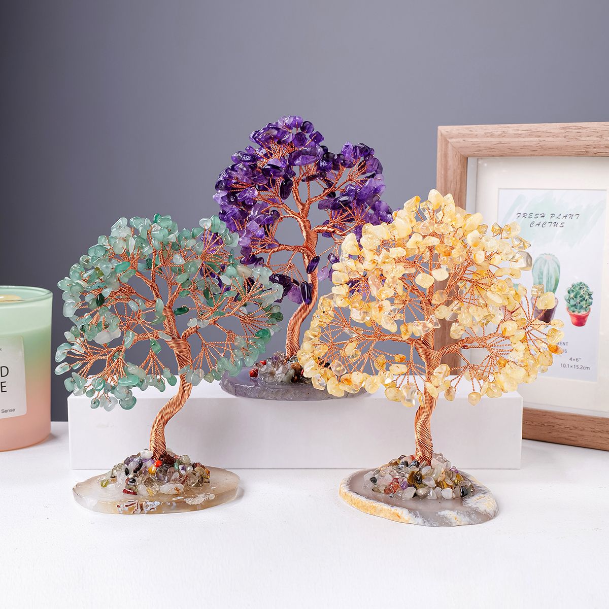 Amethyst Crystal Tree for Healing & Growth