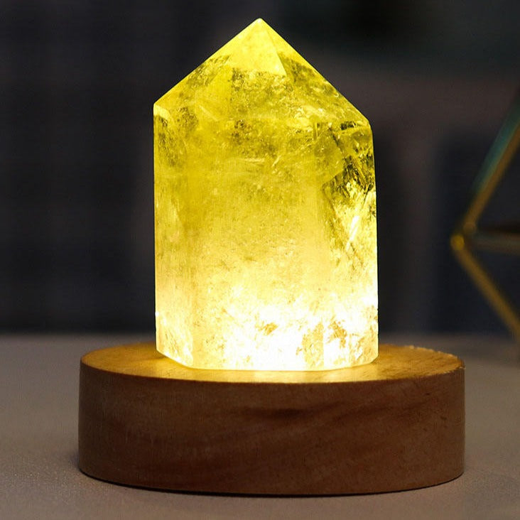 Citrine Lamp for Abundance