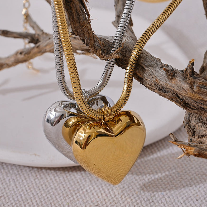 Ria Heart Pendant Necklace