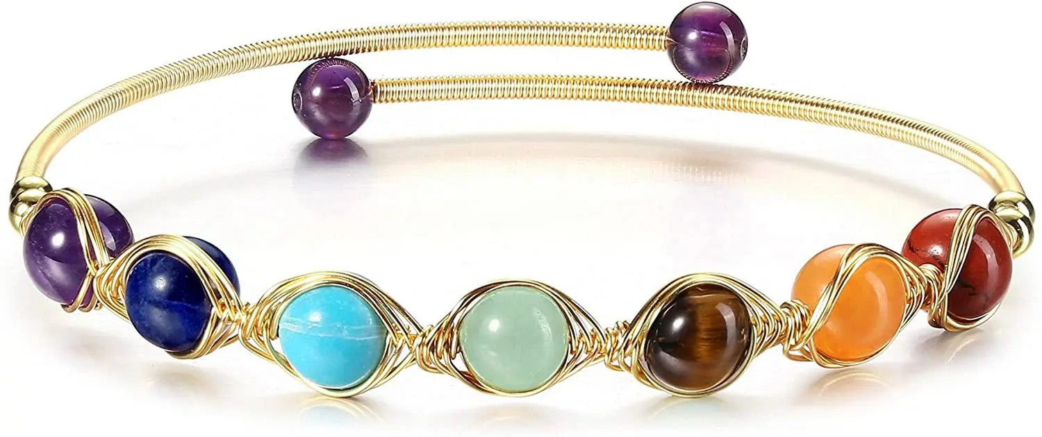 7 Chakra Bangle for Chakra Balancing