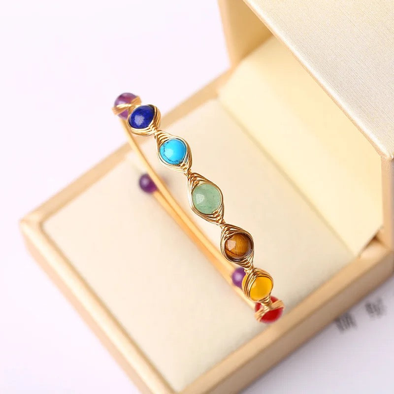7 Chakra Bangle for Chakra Balancing
