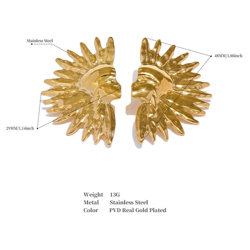 Pharaoh Egyptian Earrings