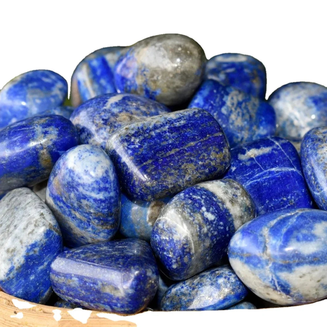 Lapis Lazuli Tumbled Stones (Set of 4)