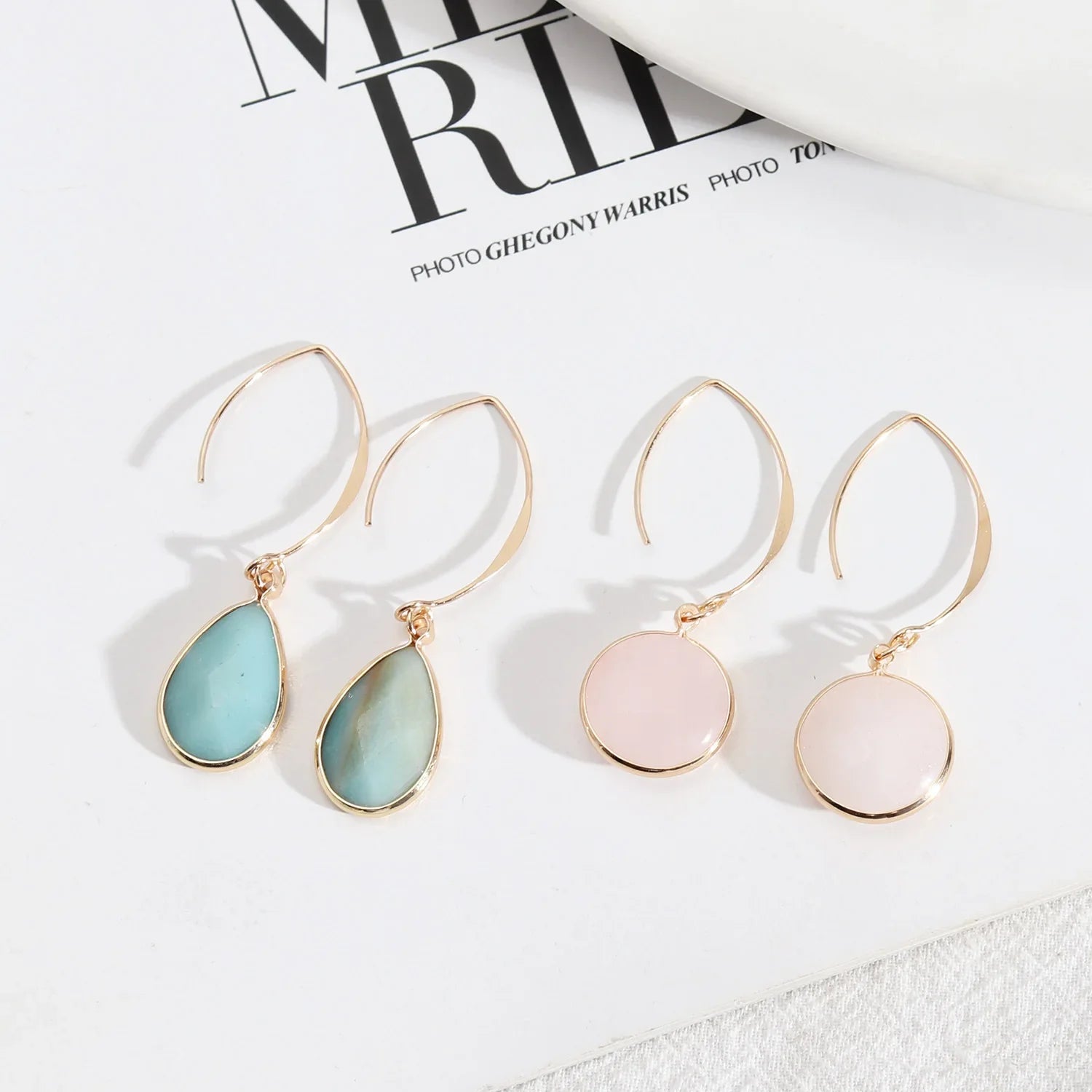 Amazonite "Tianhe" Earrings for Communication and Confidence