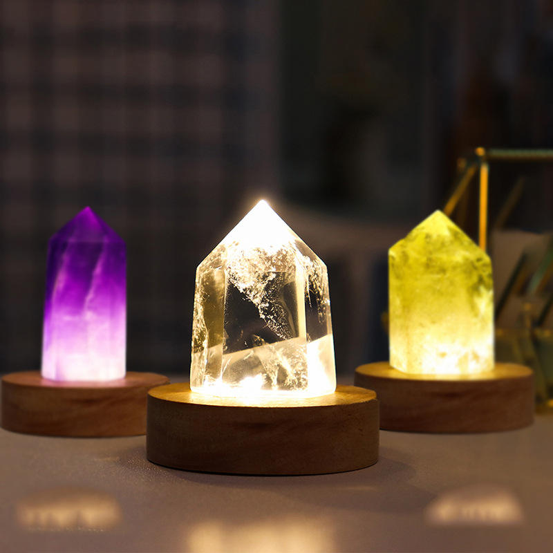 Citrine Lamp for Abundance