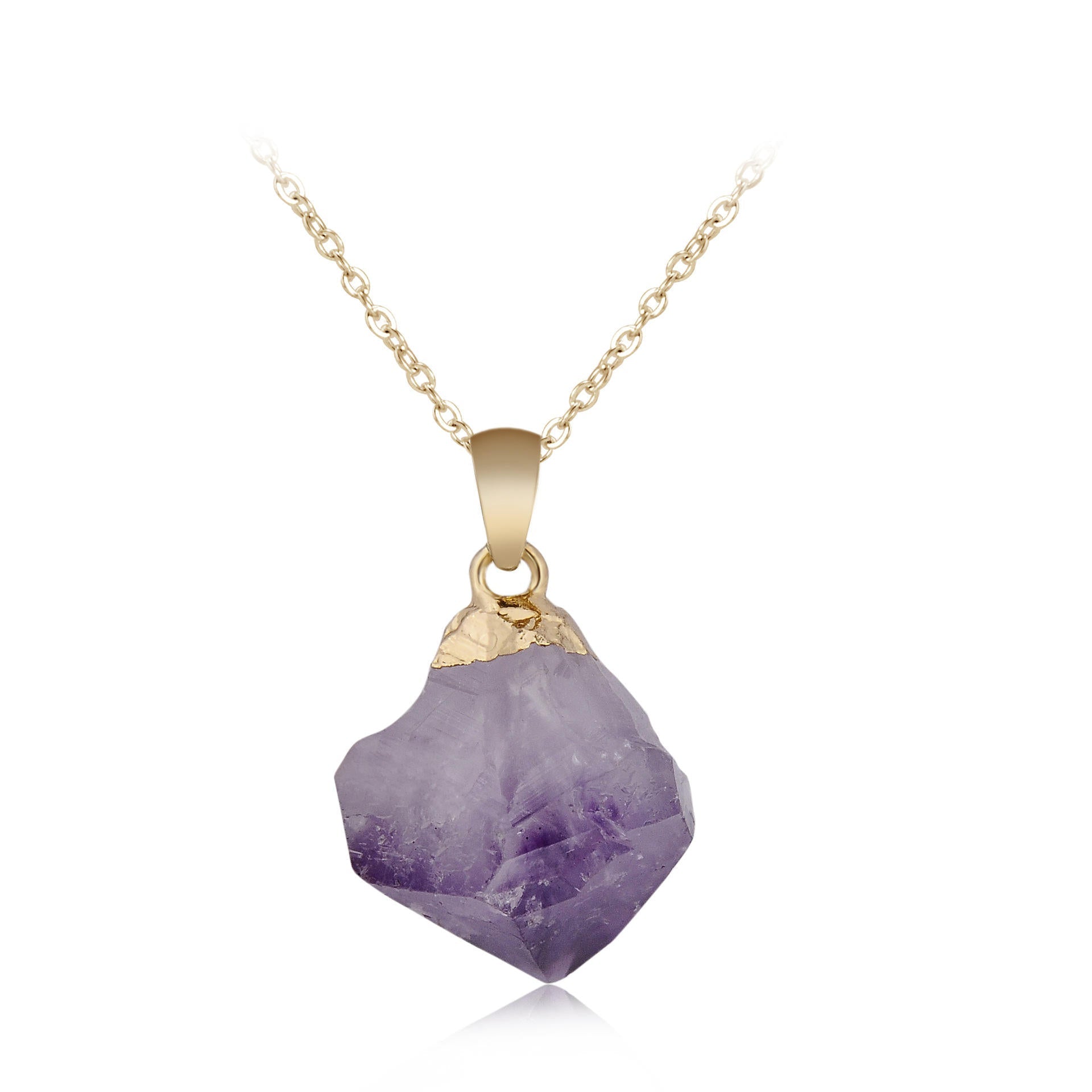 Amethyst Pendant in S925 Chain