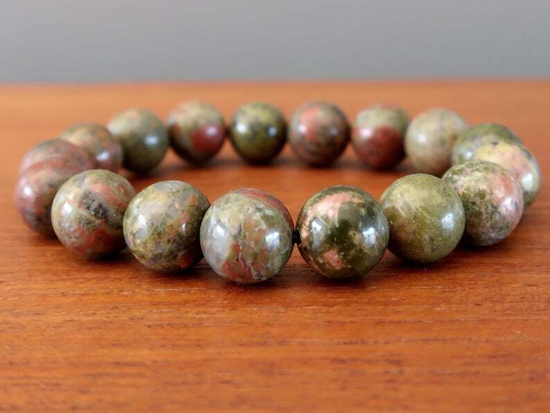 Unakite Bracelet for New Perspectives & Strength