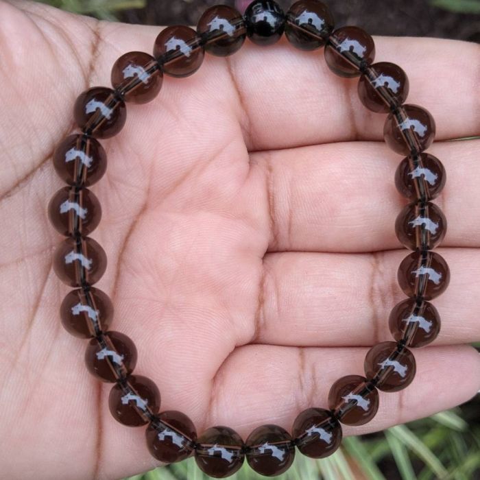 Smoky Quartz Bracelet  for Manifestation & Stress Relief