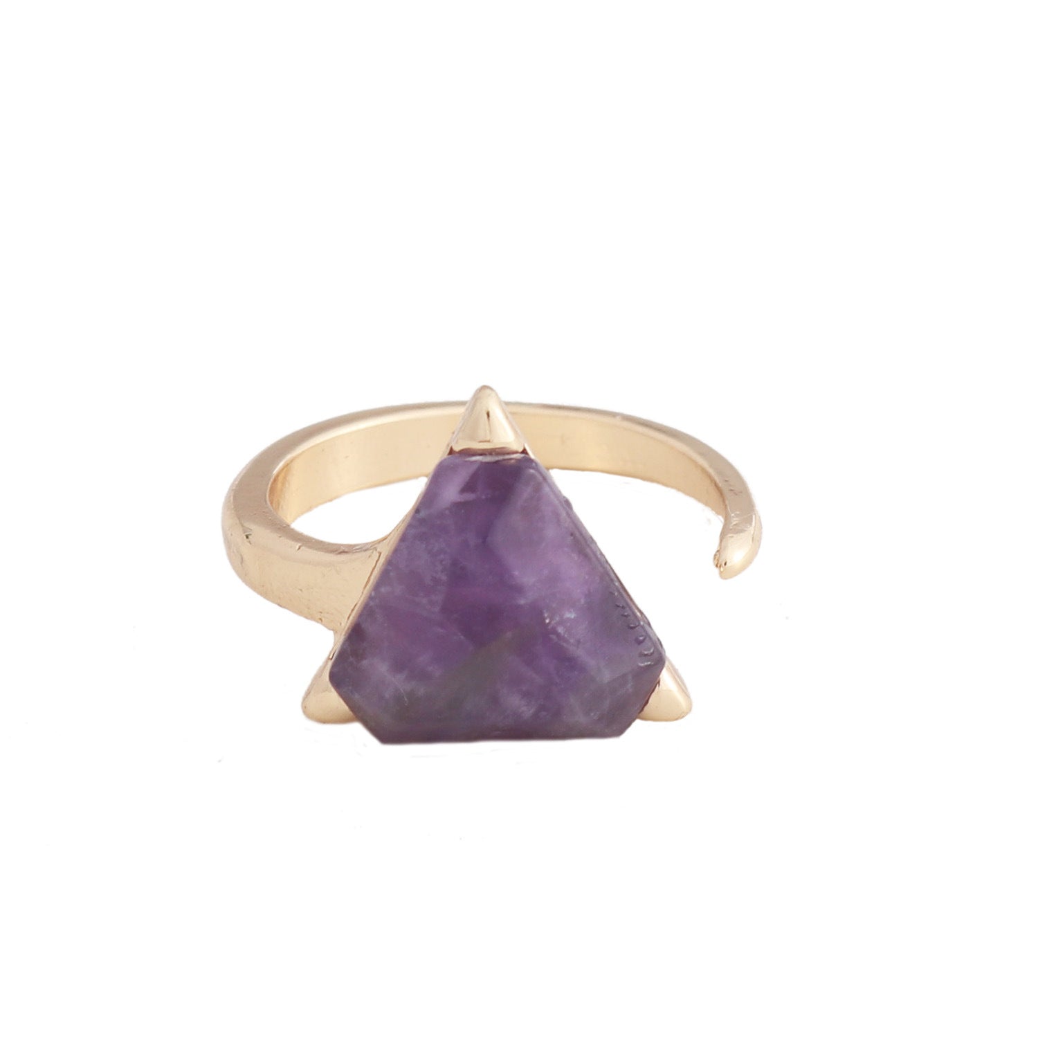 Amethyst Ring for Healing & Meditation