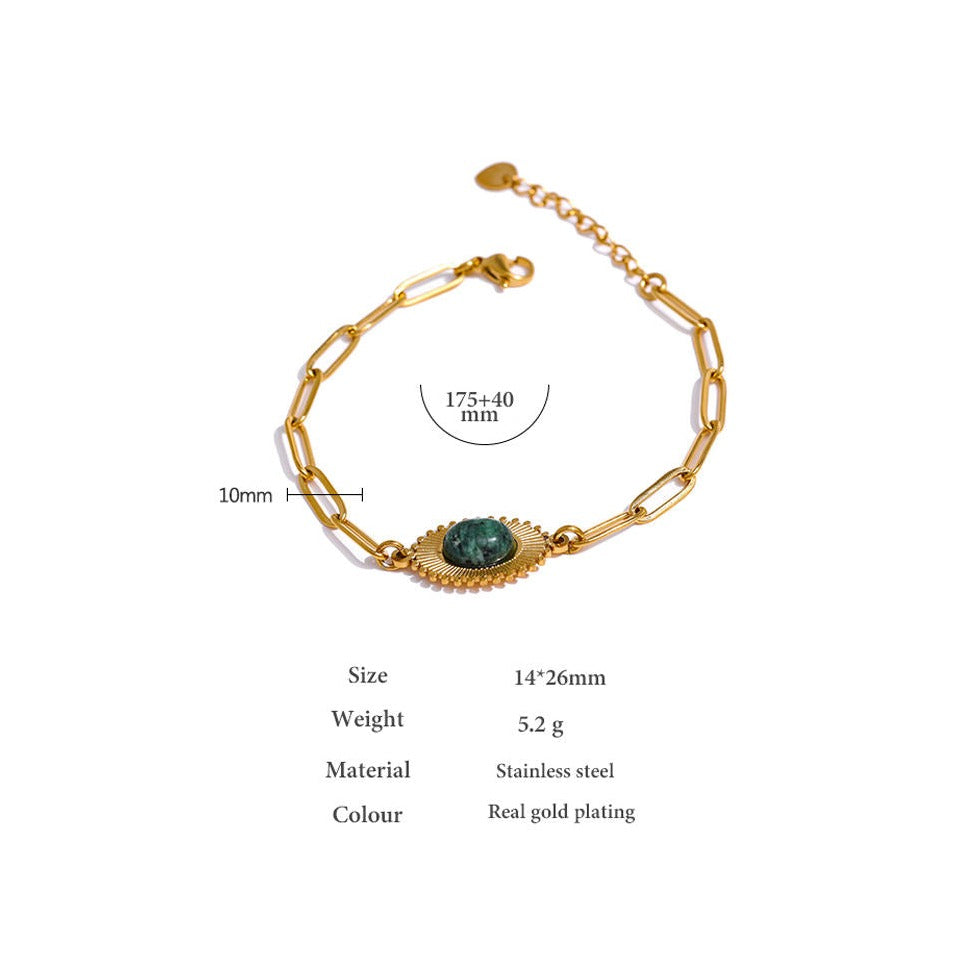 African Turquoise Bracelet for Healing & Growth